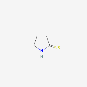 molecular formula C4H7NS B1333366 Pyrrolidine-2-thione CAS No. 2295-35-4