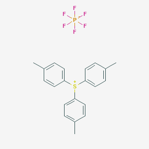 molecular formula C21H21F6PS B133337 Tri-p-tolylsulfonium Hexafluorophosphate CAS No. 146062-15-9