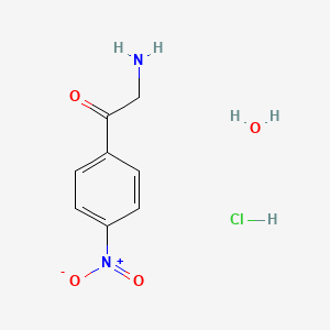 2-Amino-1-(4-nitrophenyl)ethan-1-one hydrochloride hydrate