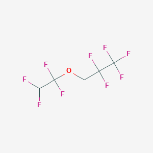 molecular formula C5H3F9O B1333379 1,1,1,2,2-Pentafluoro-3-(1,1,2,2-tetrafluoroethoxy)propane CAS No. 50807-74-4