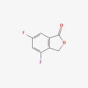 molecular formula C8H4F2O2 B13333813 4,6-difluoroisobenzofuran-1(3H)-one 