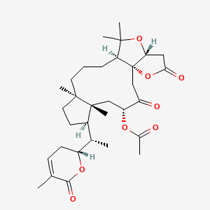 molecular formula C32H46O8 B13333833 kadsuphilactone A 