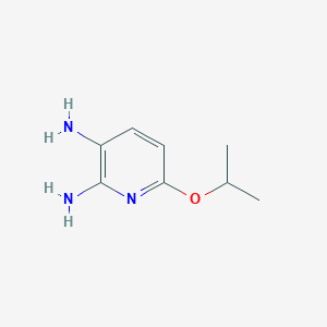 molecular formula C8H13N3O B13333863 6-(Propan-2-yloxy)pyridine-2,3-diamine 