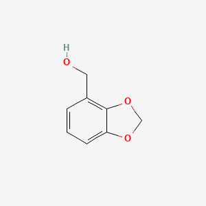 molecular formula C8H8O3 B1333388 Benzo[d][1,3]dioxol-4-ylmethanol CAS No. 769-30-2