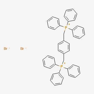 molecular formula C44H38Br2P2 B1333389 (1,4-Phenylenebis(methylene))bis(triphenylphosphonium) bromide CAS No. 40817-03-6