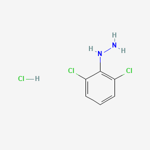 molecular formula C6H7Cl3N2 B1333390 2,6-Dichlorophenylhydrazine hydrochloride CAS No. 50709-36-9