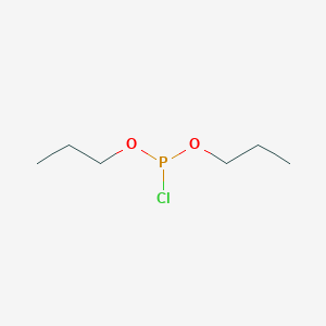 molecular formula C6H14ClO2P B13333925 Dipropyl phosphorochloridite 