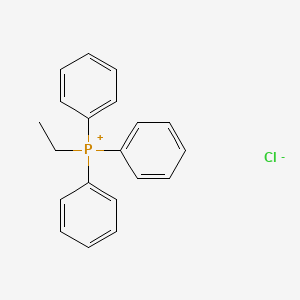 molecular formula C20H20ClP B1333397 ETHYLTRIPHENYLPHOSPHONIUM CHLORIDE CAS No. 896-33-3