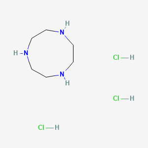 molecular formula C6H18Cl3N3 B1333404 1,4,7-Triazacyclononane trihydrochloride CAS No. 58966-93-1