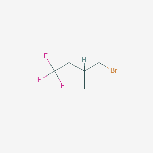 molecular formula C5H8BrF3 B1333408 1-Bromo-2-methyl-4,4,4-trifluorobutane CAS No. 203302-90-3