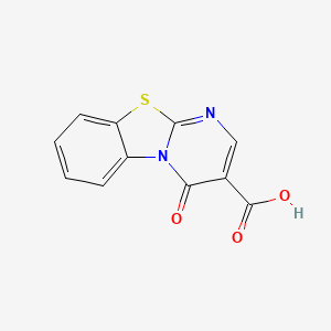 molecular formula C11H6N2O3S B1333413 4-Oxo-4H-9-thia-1,4a-diaza-fluorene-3-carboxylic acid CAS No. 21786-97-0