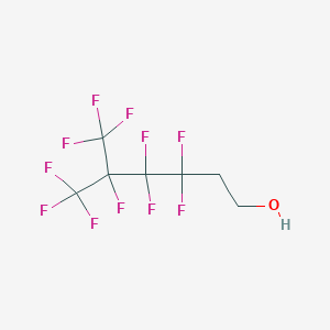 molecular formula C7H5F11O B1333416 3,3,4,4,5,6,6,6-八氟-5-(三氟甲基)己醇 CAS No. 89076-11-9