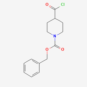 molecular formula C14H16ClNO3 B1333420 4-(氯羰基)哌啶-1-甲酸苄酯 CAS No. 10314-99-5