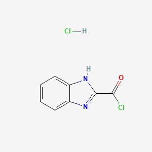 1H-benzimidazole-2-carbonyl chloride hydrochloride
