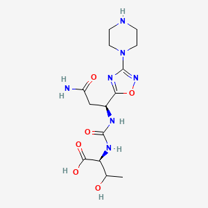 molecular formula C14H23N7O6 B13334238 PD-1 Inhibitor 16 