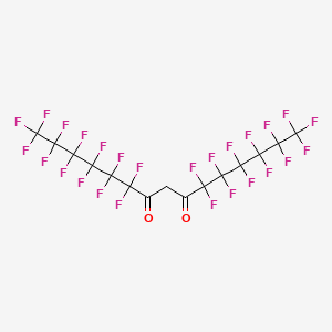 molecular formula C15H2F26O2 B1333425 8H,8H-全氟十五烷-7,9-二酮 CAS No. 261503-74-6