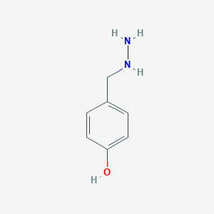 molecular formula C7H10N2O B133343 4-(Hydrazinylmethyl)phenol CAS No. 158438-44-9