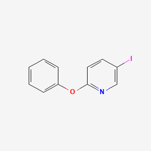 molecular formula C11H8INO B1333434 5-碘-2-苯氧基吡啶 CAS No. 352018-92-9