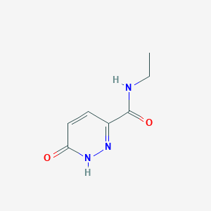 molecular formula C7H9N3O2 B13334419 N-ethyl-6-oxo-1,6-dihydropyridazine-3-carboxamide 
