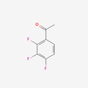 molecular formula C8H5F3O B1333446 1-(2,3,4-trifluorophenyl)ethanone CAS No. 243448-15-9