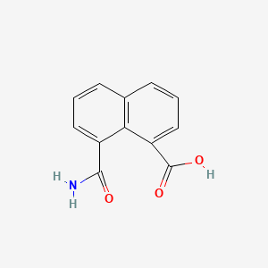 8-Carbamoylnaphthalene-1-carboxylic acid
