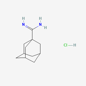molecular formula C11H19ClN2 B1333455 Adamantane-1-carboxamidine hydrochloride CAS No. 50417-14-6