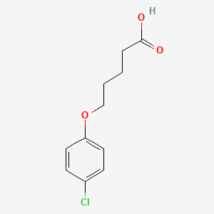 molecular formula C11H13ClO3 B1333465 5-(4-Chloro-phenoxy)-pentanoic acid CAS No. 7170-55-0