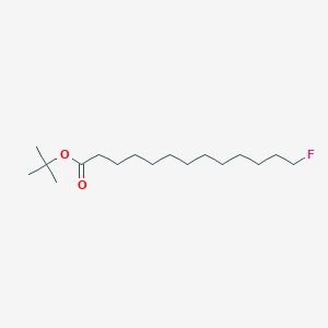 molecular formula C17H33FO2 B13334696 tert-Butyl 13-fluorotridecanoate 