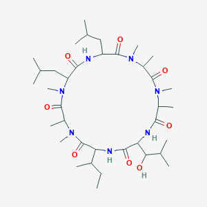 molecular formula C37H67N7O8 B133347 Ternatin CAS No. 148619-41-4