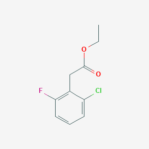 molecular formula C10H10ClFO2 B1333478 Ethyl 2-chloro-6-fluorophenylacetate CAS No. 214262-85-8