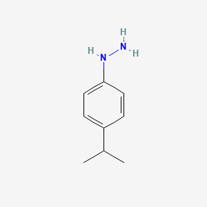 molecular formula C9H14N2 B1333479 (4-Isopropylphenyl)hydrazine CAS No. 63693-65-2