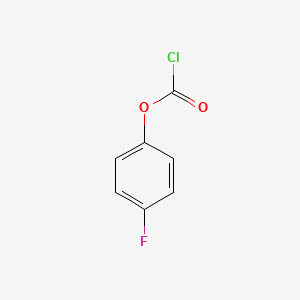 molecular formula C7H4ClFO2 B1333480 4-氟苯基氯甲酸酯 CAS No. 38377-38-7