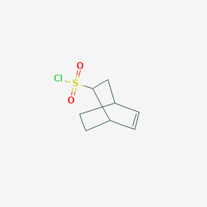 molecular formula C8H11ClO2S B13334867 Bicyclo[2.2.2]oct-5-ene-2-sulfonyl chloride 