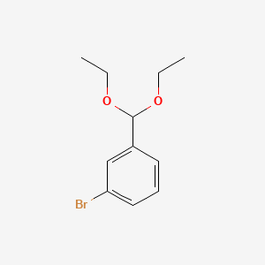 molecular formula C11H15BrO2 B1333490 3-Bromobenzaldehyde diethyl acetal CAS No. 75148-49-1