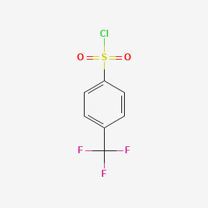 B1333494 4-(Trifluoromethyl)benzenesulfonyl chloride CAS No. 2991-42-6