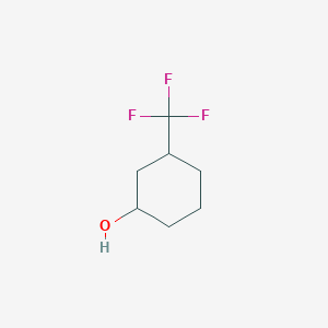 molecular formula C7H11F3O B1333497 3-(Trifluoromethyl)cyclohexanol CAS No. 454-63-7