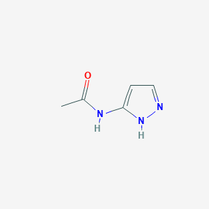 molecular formula C5H7N3O B1333498 3-乙酰氨基吡唑 CAS No. 3553-12-6