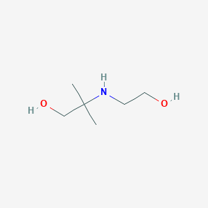 molecular formula C6H15NO2 B1333507 2-[(2-Hydroxyethyl)amino]-2-methylpropan-1-ol CAS No. 70787-40-5
