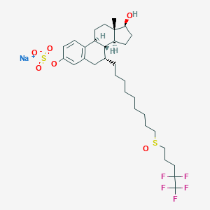 molecular formula C32H46F5NaO6S2 B133351 Fulvestrant 3-Sulfate Sodium Salt CAS No. 403656-83-7