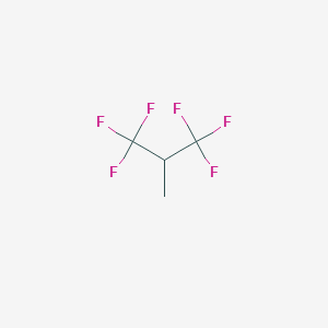 molecular formula C4H4F6 B1333514 1,1,1,3,3,3-Hexafluoro-2-methylpropane CAS No. 382-09-2