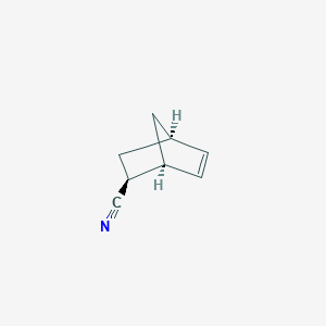 molecular formula C8H9N B13335198 Rel-(1S,2S,4R)-bicyclo[2.2.1]hept-5-ene-2-carbonitrile 