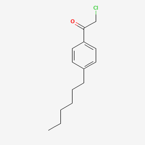 2-Chloro-1-(4-hexylphenyl)ethan-1-one