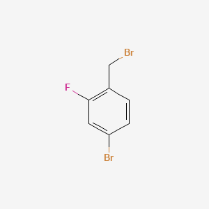 molecular formula C7H5Br2F B1333539 4-Bromo-2-fluorobenzyl bromide CAS No. 76283-09-5