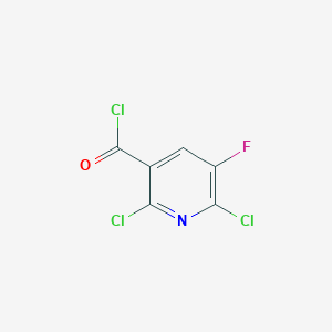 molecular formula C6HCl3FNO B1333541 2,6-Dichloro-5-fluoronicotinoyl chloride CAS No. 96568-02-4