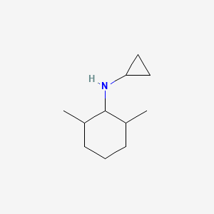 molecular formula C11H21N B13335454 N-cyclopropyl-2,6-dimethylcyclohexan-1-amine 