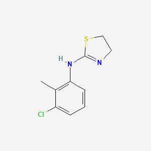 molecular formula C10H11ClN2S B1333567 (3-Chloro-2-methyl-phenyl)-(4,5-dihydro-thiazol-2-yl)-amine CAS No. 36318-59-9