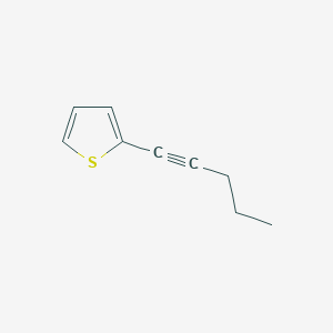molecular formula C9H10S B133360 2-Pent-1-ynylthiophene CAS No. 145349-58-2