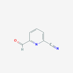 molecular formula C7H4N2O B1333604 6-Formylpicolinonitrile CAS No. 85148-95-4