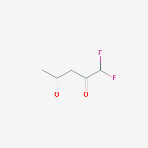 molecular formula C5H6F2O2 B1333607 1,1-Difluoropentane-2,4-dione CAS No. 41739-23-5