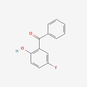 molecular formula C13H9FO2 B1333609 2-Benzoyl-4-fluorophenol CAS No. 362-47-0